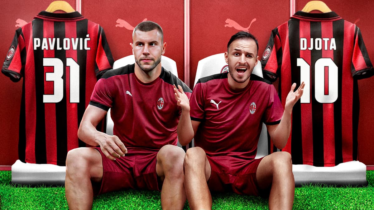 Visiting Strahinja Pavlovic at AC Milan!